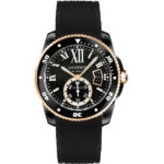 Cartier Calibre Rose Gold Mix Full Black 42mm