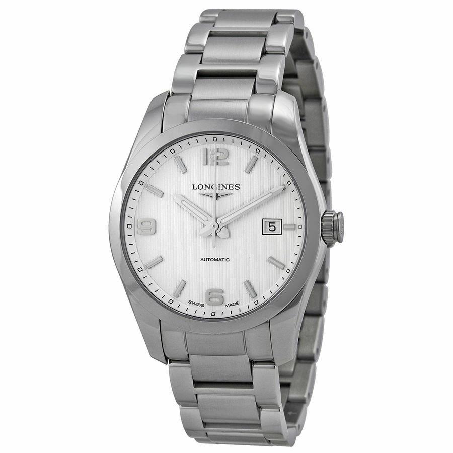 82368027-8FCA-6757-688C-F5AA7A9287E9 Longines Men's L27854766 Conquest Stainless Steel Watch - Image 1
