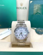 Rolex  Datejust 36mm 126200 Stainless Steel White Roman Dial Oyster - Image 3