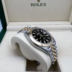 Rolex Datejust 41mm 126303 Black Index Jubilee 41mm Steel and Yellow Gold Mens Watch - Image 6
