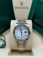 Rolex  Datejust 36mm 126234 Mother of Pearl Diamond Dial Oyster Stainless Steel - Image 3