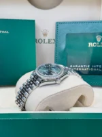 Rolex Datejust m278384RBR-0021/0022 Mint Green 31mm Dial Oyster Watch - Image 6