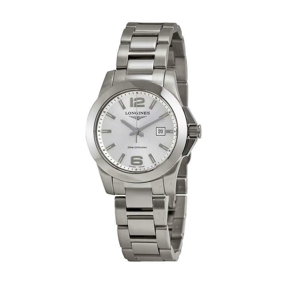 8F8001CE-AB8E-CCD8-2151-78A5D99ECD3C Longines Women's L32774766 Conquest Stainless Steel Watch - Image 1