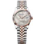 Rolex Datejust m278271-0031/0032 Silver Floral Motif 31mm Dial Oyster Bracelet Watch