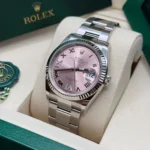 Rolex  Datejust 36mm 126234 Pink Roman Dial Oyster Stainless Steel - Image 5
