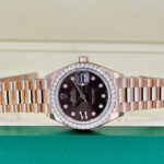 Rolex  Lady-Datejust 28mm 279135RBR Chocolate Diamond Dial Jubilee Bracelet - Image 11