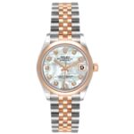 Rolex Datejust m278241-0025/0026 White Mother-of-Pearl 31mm Dial Oyster Bracelet Watch - Image 3