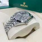 Rolex Datejust 41mm 126300 Slate Index Jubilee Stainless Steel Watch - Image 6