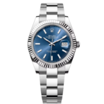 Rolex  Datejust 41mm 126334 Blue Index Oyster Stainless Steel Men’s Watch