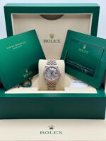 Rolex Datejust m278381-0025/0026 Mother-of-Pearl Diamond 31mm Dial Diamond-Set Bezel and Oyster Bracelet Watch - Image 18