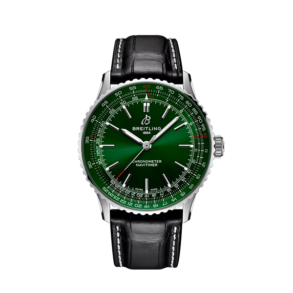 A3A9B88B-C5EE-4121-3CB8-60C7D11D0424 【2024 Hot Sale】Breitling Navitimer GREEN AMAZING DIAL - Image 1