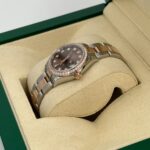 Rolex Datejust m278381-0027/0028 Chocolate Diamond 31mm Dial Diamond-Set Bezel and Oyster Bracelet Watch - Image 15