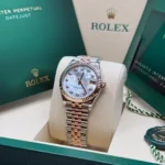 Rolex Datejust m278271-0025/0026 White Mother-of-Pearl 31mm Dial Oyster Bracelet Watch - Image 17