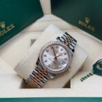 Rolex Datejust m278381-0015/0016 Silver Diamond Dial Diamond-Set Bezel 31mm - Image 8