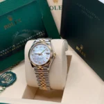 Rolex Datejust m278273-0027/0028 31mm White Mother-of-Pearl Dial Stainless Steel and Yellow Gold Oyster Watch - Image 12