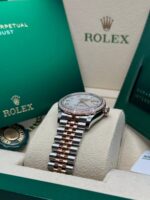 Rolex Datejust m278381-0025/0026 Mother-of-Pearl Diamond 31mm Dial Diamond-Set Bezel and Oyster Bracelet Watch - Image 16