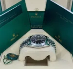 Rolex Datejust 41mm 126300 Blue Index Jubilee Stainless Steel Men’s Watch - Image 7