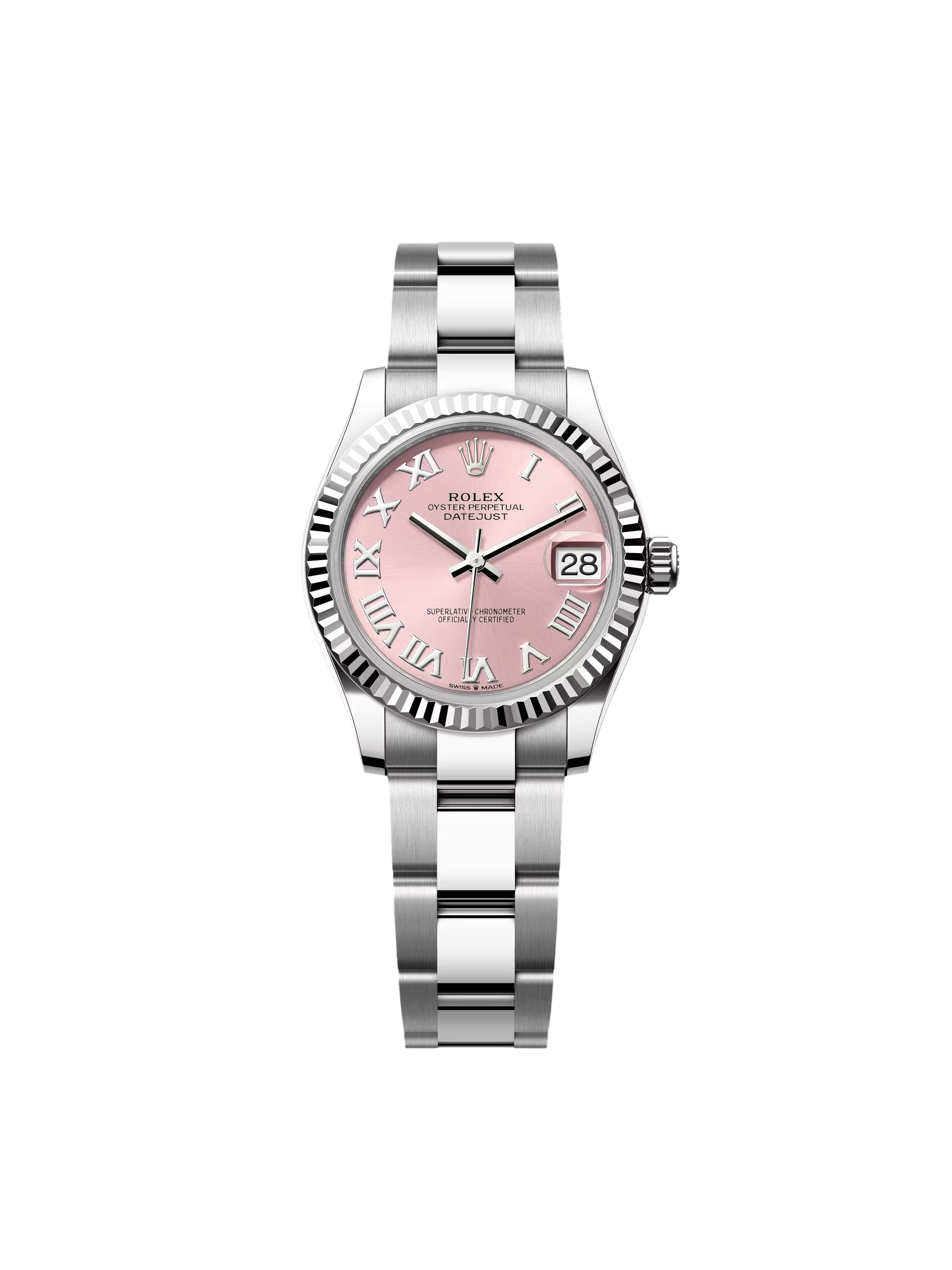 AC2E2BB2-AED9-27B8-2626-E5546779B0D9 Rolex Datejust m278274-0019/0020 Pink 31mm Dial Oyster Watch - Image 1