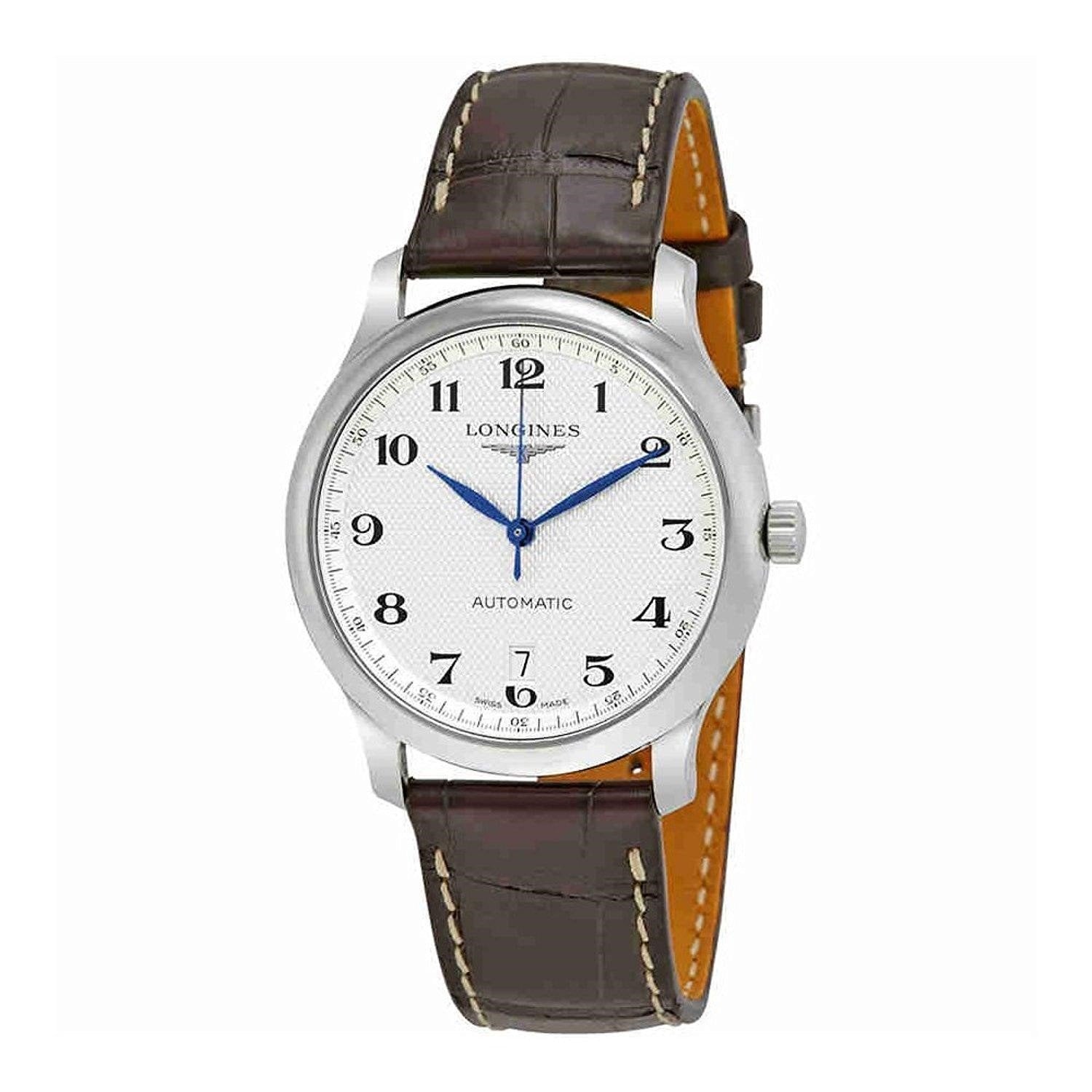 AD02FDF7-430D-265B-618C-49BB12856D50 Longines Men's L26284783 Master Automatic Brown Leather Watch - Image 1