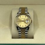 Rolex  Datejust 36mm 126203 Champagne Set with Diamonds Dial Domed Bezel Oyster Bracelet - Image 11