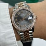 Rolex Datejust m278381-0029/0030 Slate Roman Diamond Dial Diamond-Set Bezel 31mm - Image 18