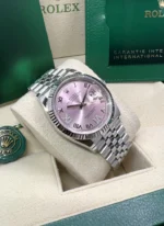 Rolex  Datejust 36mm 126234 Pink Roman Dial Oyster Stainless Steel - Image 10