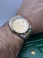 Rolex Datejust 41mm 126303 Champagne Diamond Jubilee Steel and Yellow Gold Mens Watch - Image 10