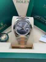 Rolex Datejust 41mm 126301 Sundust Slate Roman Dial Oyster Bracelet - Image 3