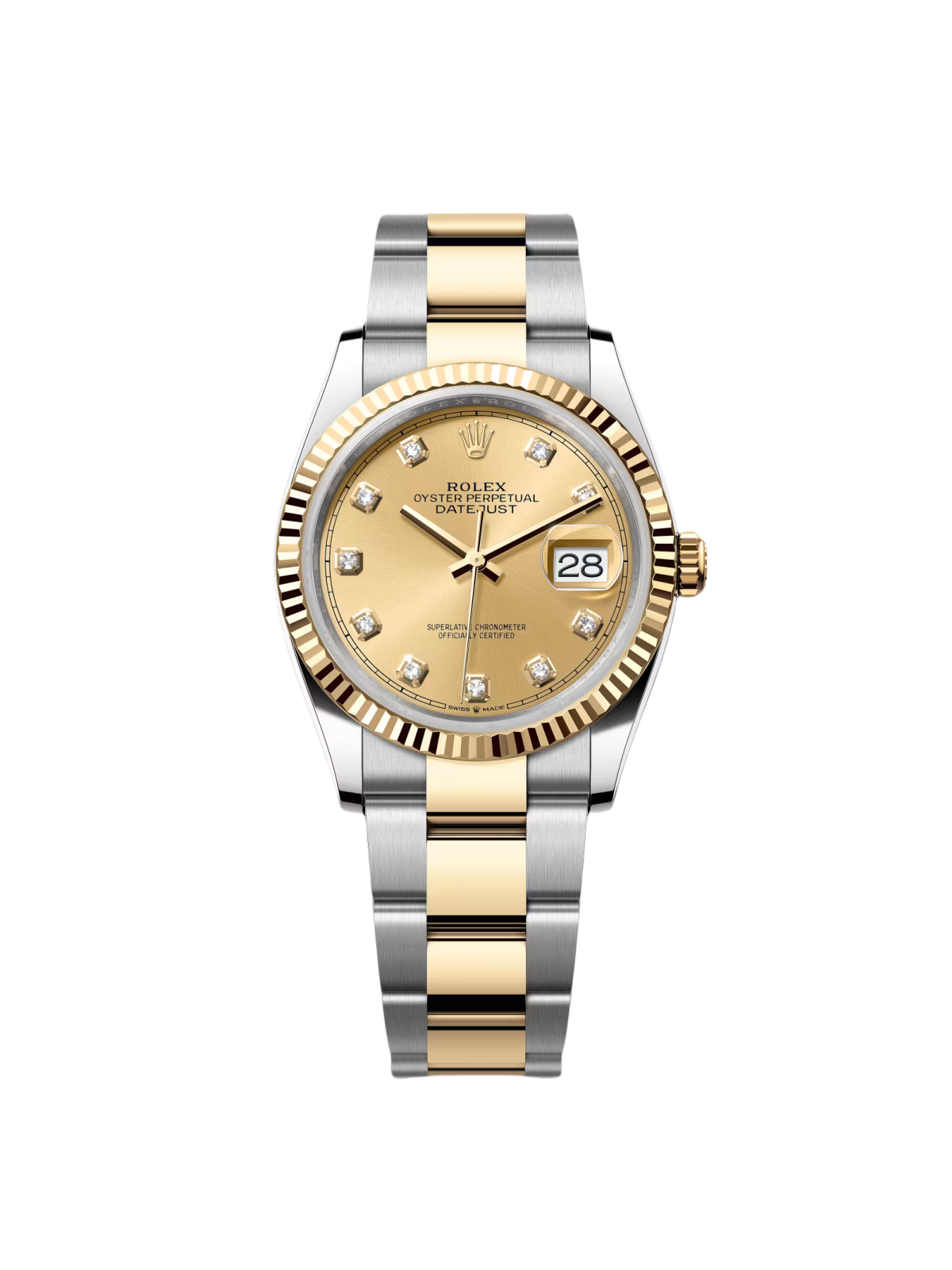 B93BD98B-A0F9-FF14-83A8-5BAB5498A241 Rolex Datejust 36mm 126233 Champagne Dial Jubilee Bracelet Watch - Image 1