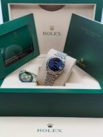 Rolex Datejust m278344-0035/0036 Bright Blue Dial 31mm Domed Diamond Oyster Watch - Image 18