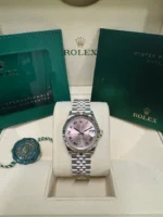 Rolex Datejust m278274-0023/0024 Pink 31mm Dial Oyster Watch - Image 9