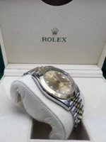 Rolex Datejust 41mm 126303 Champagne Diamond Jubilee Steel and Yellow Gold Mens Watch - Image 4