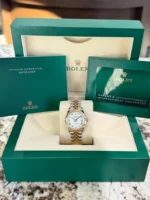 Rolex Datejust m278273-0001/0002 31mm White Dial Stainless Steel and Yellow Gold Oyster Watch - Image 11