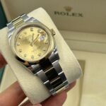 Rolex  Datejust 36mm 126203 Champagne Set with Diamonds Dial Domed Bezel Oyster Bracelet - Image 6