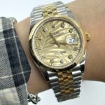 Rolex  Datejust 36mm 126203 Golden Palm Dial Domed Bezel Oyster Bracelet - Image 10