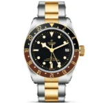 TUDOR Black Bay GMT S&G Steel and 18ct Yellow Gold 41mm Bracelet Watch M79833MN-0001
