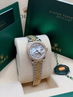 Rolex Lady-Datejust 28mm 279383RBR Mother-of-Pearl Dial Yellow Rolesor Oyster Bracelet - Image 10