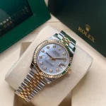 Rolex Datejust m278273-0027/0028 31mm White Mother-of-Pearl Dial Stainless Steel and Yellow Gold Oyster Watch - Image 15
