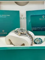 Rolex Datejust m278273-0015/0016 31mm Olive Green Dial Stainless Steel and Yellow Gold Oyster Watch - Image 14