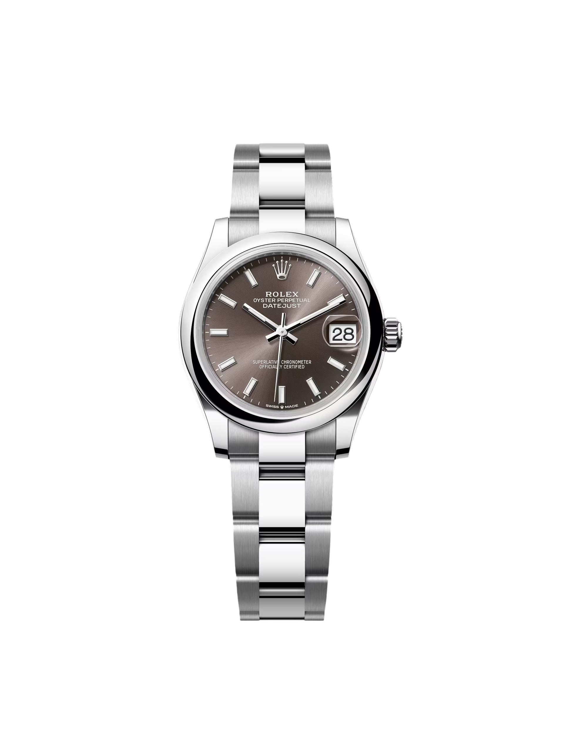 CC685083-6BE4-65C1-F585-FAE3A0A230F9 Rolex Datejust m278240-0009/0010 31mm Dark Grey Domed Bezel Oyster Oystersteel - Image 1