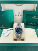 Rolex  Datejust 36mm 126234 Blue Fluted Motif Dial Jubilee Bracelet - Image 9