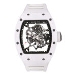 RM055  White Ceramic Dial