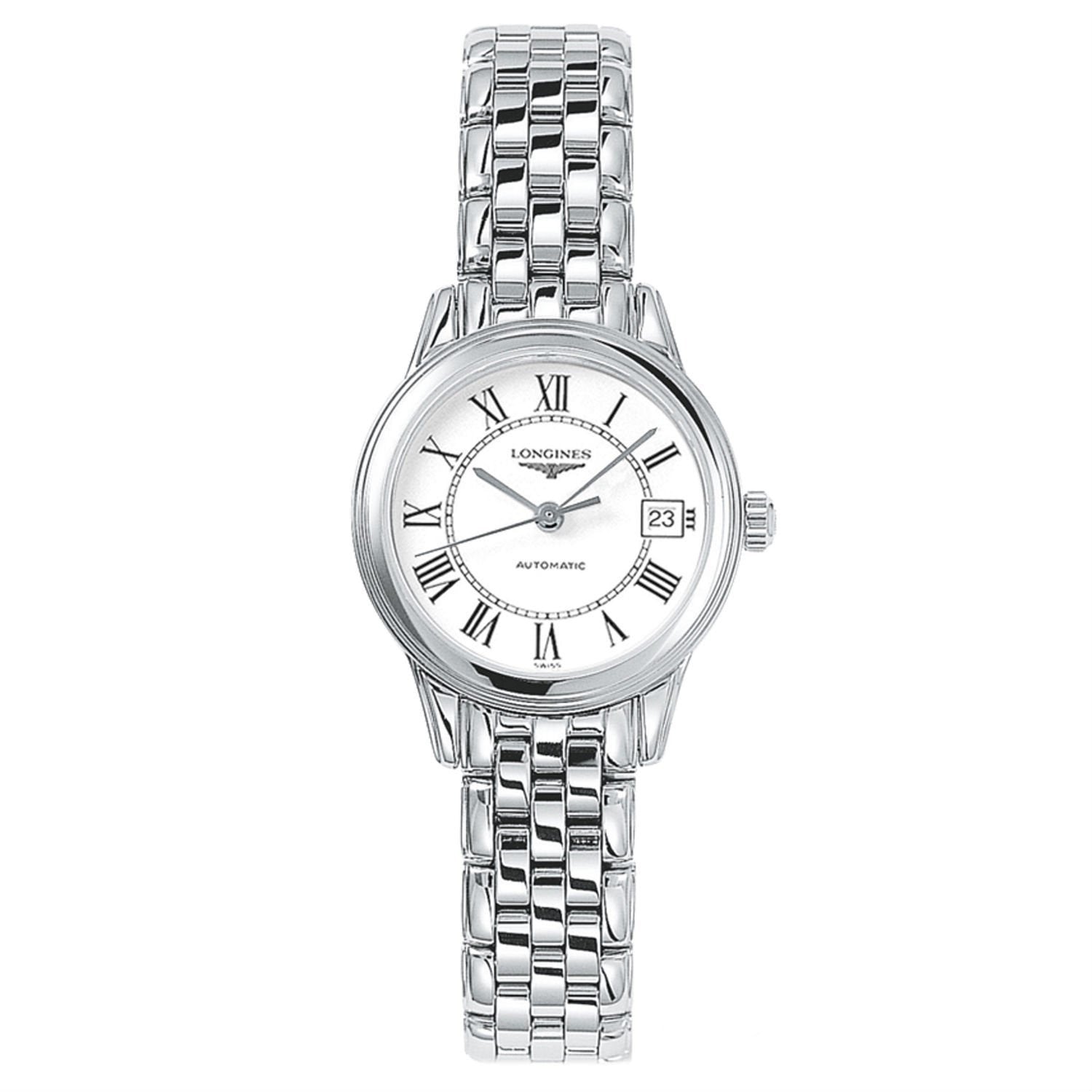 D2881E5F-C423-4DD7-BE6C-9EE052F10B26 Longines Women's L42744216 Flagship Stainless Steel Watch - Image 1