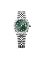 Rolex Datejust m278384RBR-0021/0022 Mint Green 31mm Dial Oyster Watch