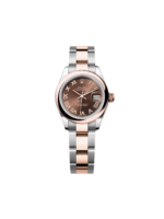 Rolex Lady-Datejust 28mm  279161 Chocolate Roman Dial, Two Tone Stainless Steel & 18K Rose Gold Oyster Bracelet Women's Watch - Image 2