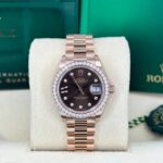 Rolex  Lady-Datejust 28mm 279135RBR Chocolate Diamond Dial Jubilee Bracelet - Image 12