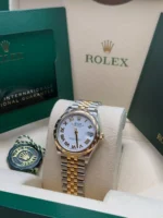 Rolex Datejust m278343-0001/0002 White Dial Yellow Rolesor Oyster Watch - Image 8