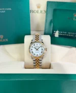 Rolex Datejust m278273-0001/0002 31mm White Dial Stainless Steel and Yellow Gold Oyster Watch - Image 3