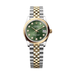 Rolex Datejust m278243-0029/0030 31mm Olive Green Dial Yellow Rolesor Oyster Watch