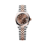 Rolex Lady-Datejust 28mm  279161 Chocolate Roman Dial, Two Tone Stainless Steel & 18K Rose Gold Oyster Bracelet Women's Watch